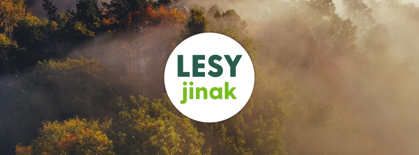 a logo of the Lesy Jinak series